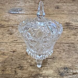 Source Unknown Crystal candy  Jar